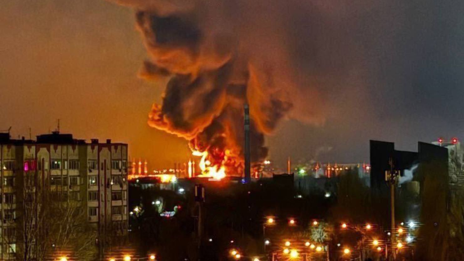 Fire and Injuries Result From Ukrainian Drone Strikes in Russia’s Krasnodar Region